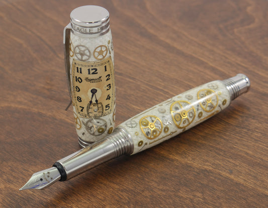 Chronos - Vintage Watch Part Fountain Pen - Ingersoll
